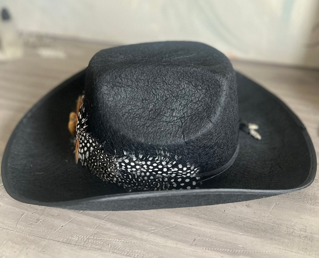 Heart Rock Kids Cowboy Hat | Feather Band