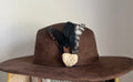 Heart Rock Hat Pin