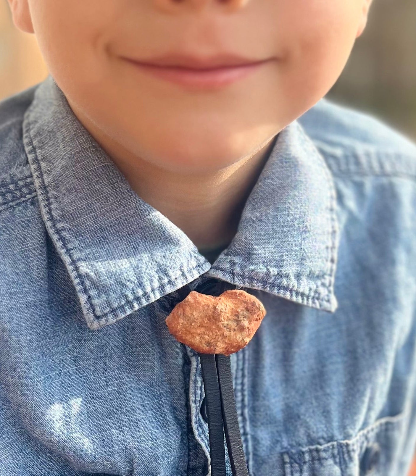 Heart Rock Kids Bolo Tie