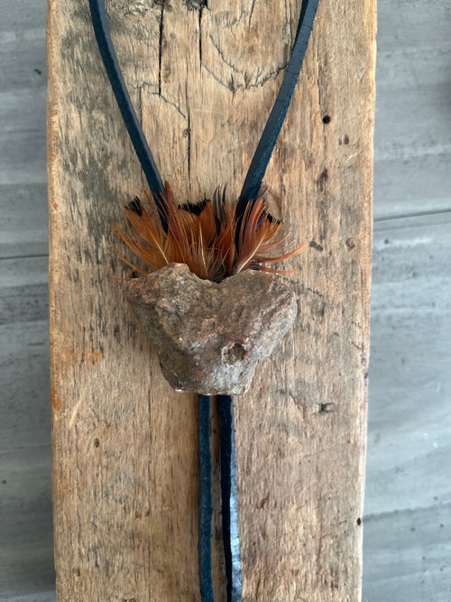 Heart Rock Bolo Tie