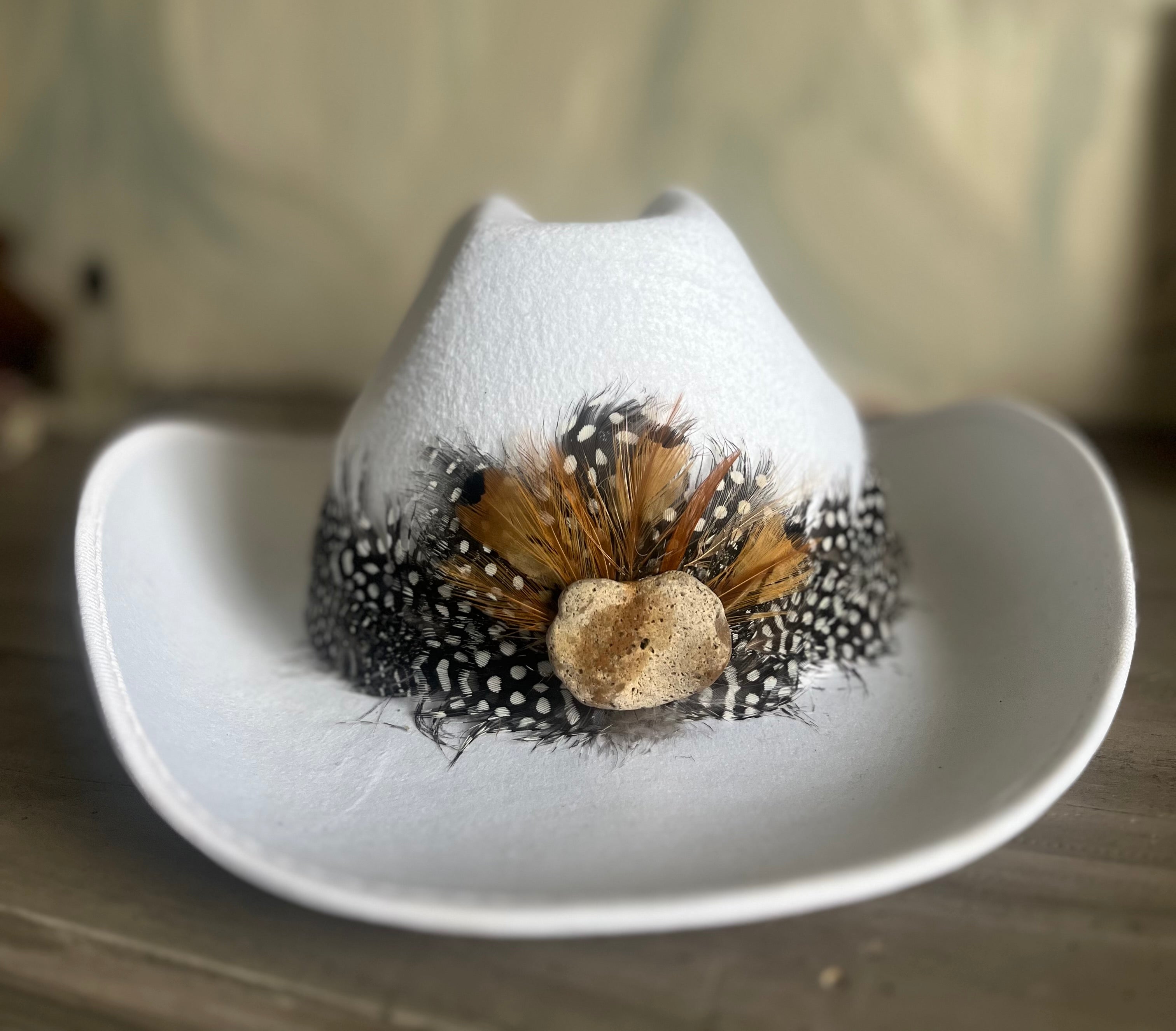 Heart Rock Kids Cowboy Hat | Feather Band