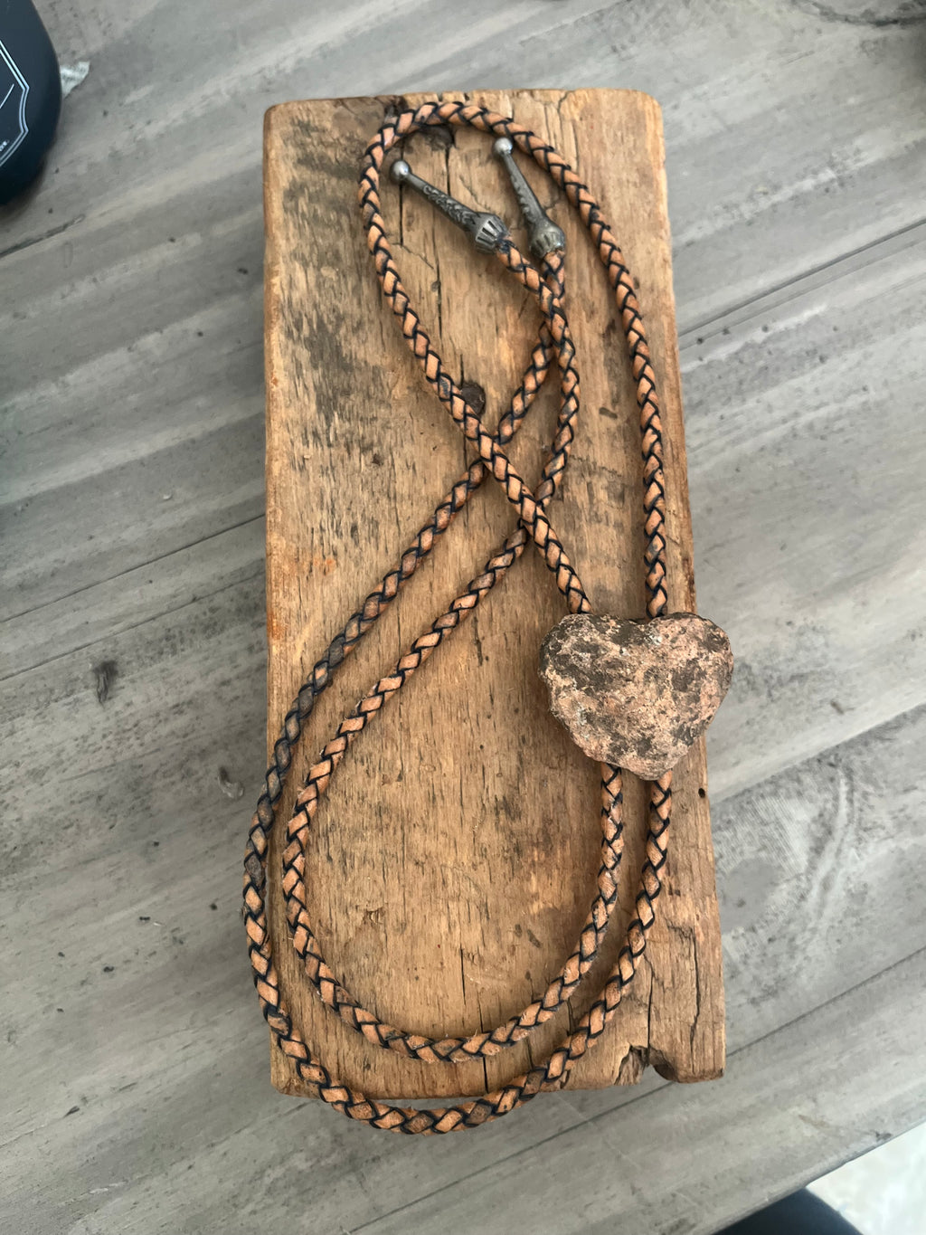 Heart Rock Bolo Tie