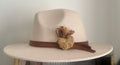 Heart Rock Feather Hat Pin