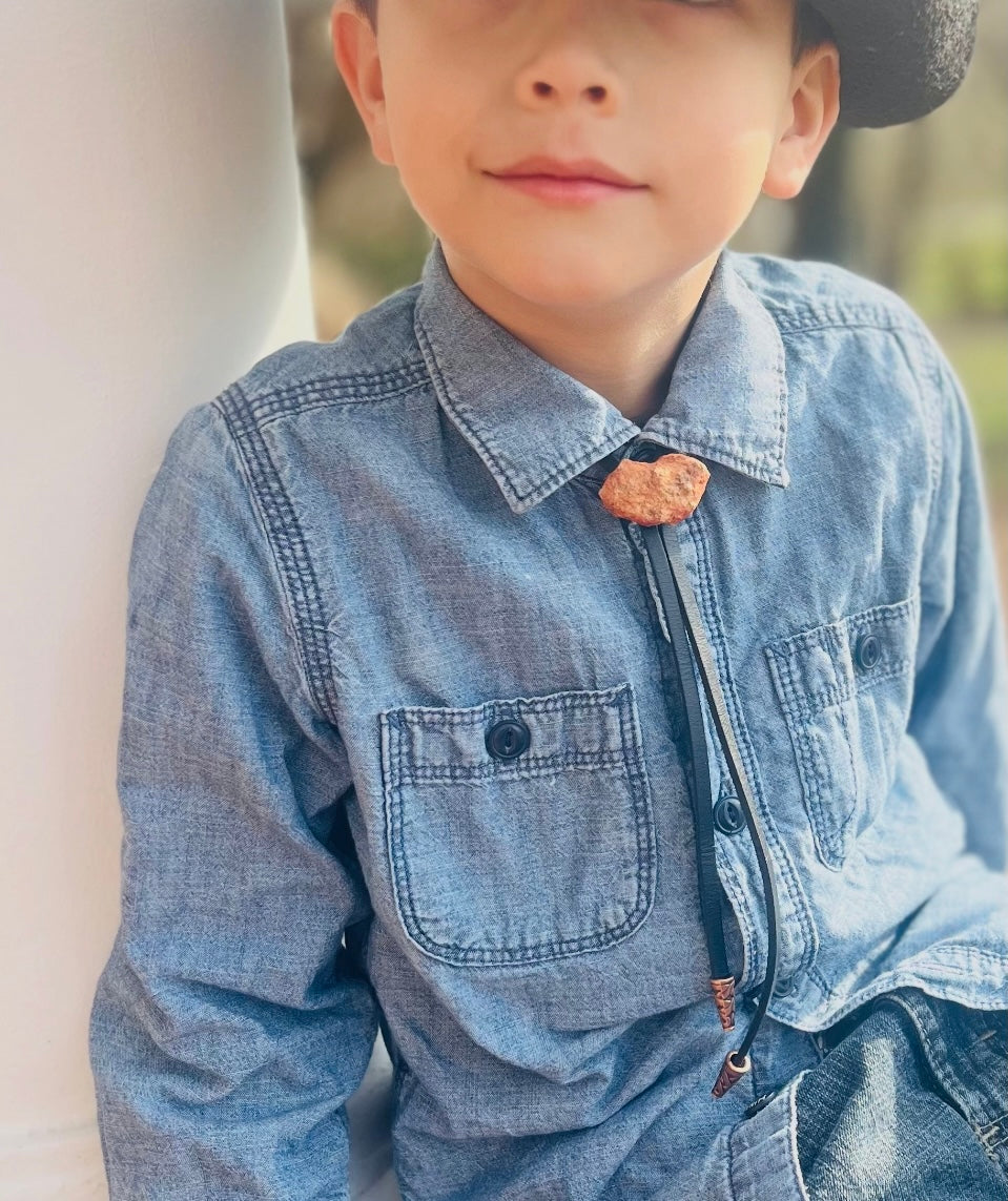 Heart Rock Kids Bolo Tie