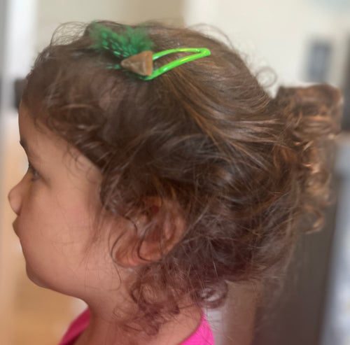 Heart Rock Barrette