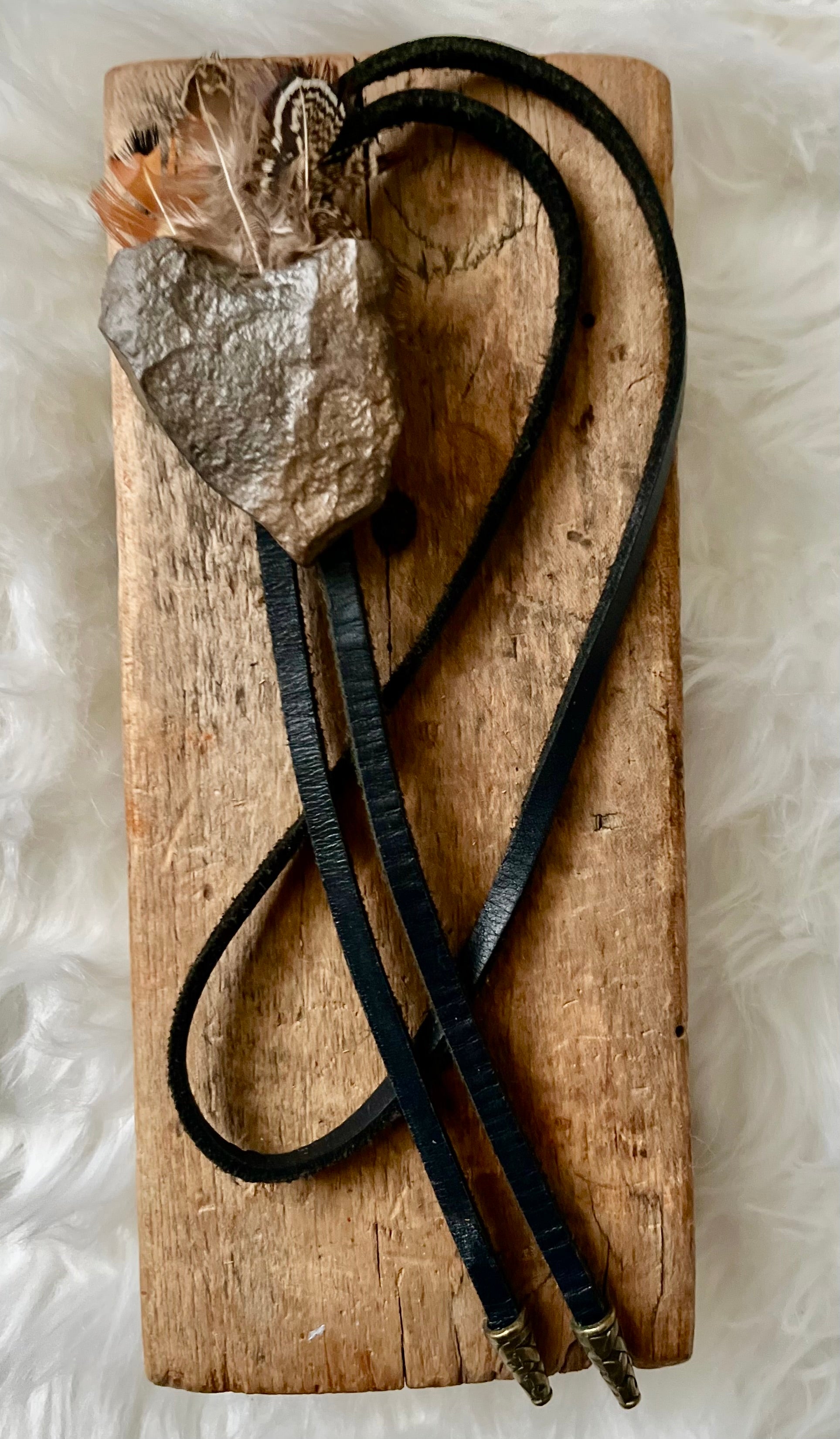 Heart Rock Bolo Tie