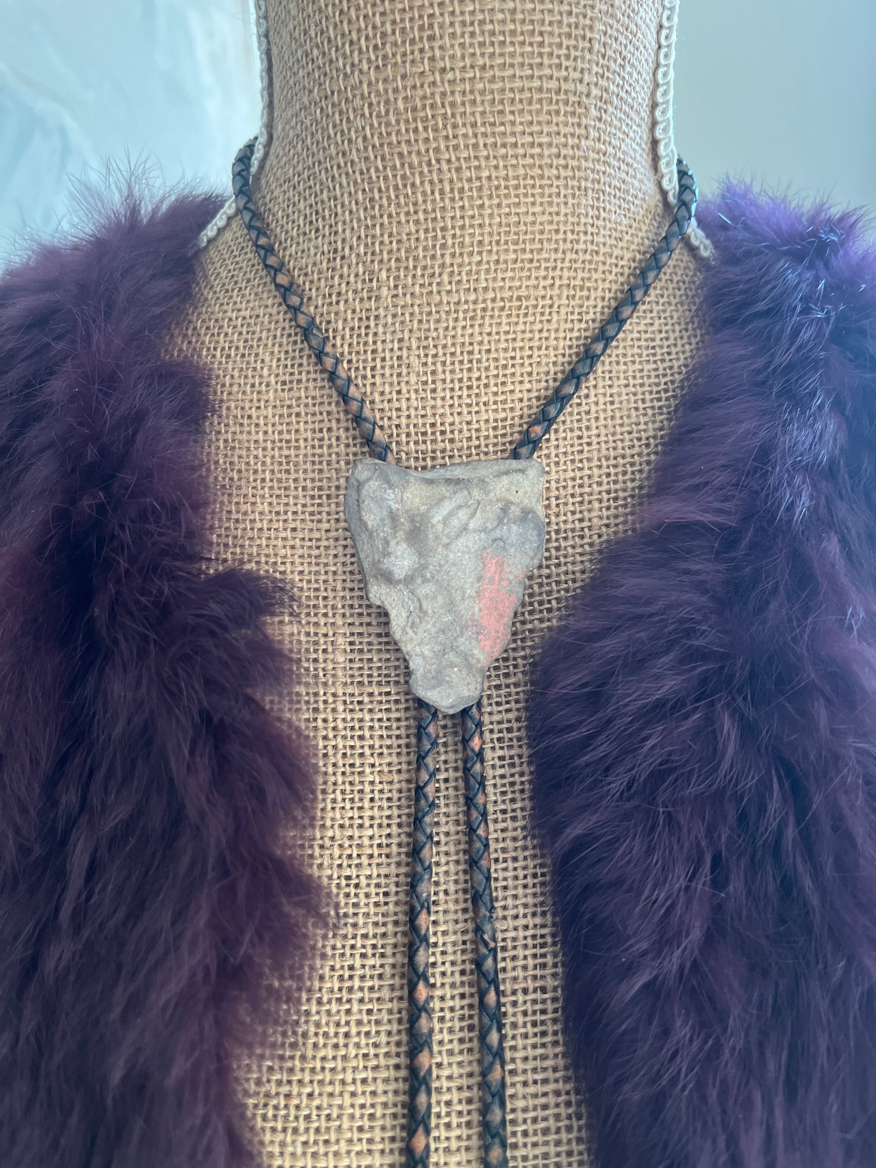 Heart Rock Bolo Tie