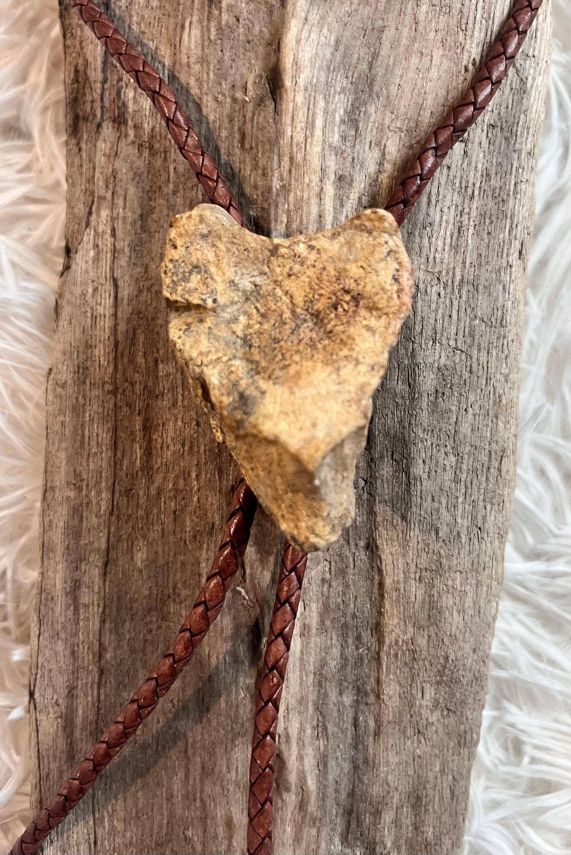Heart Rock Bolo Tie