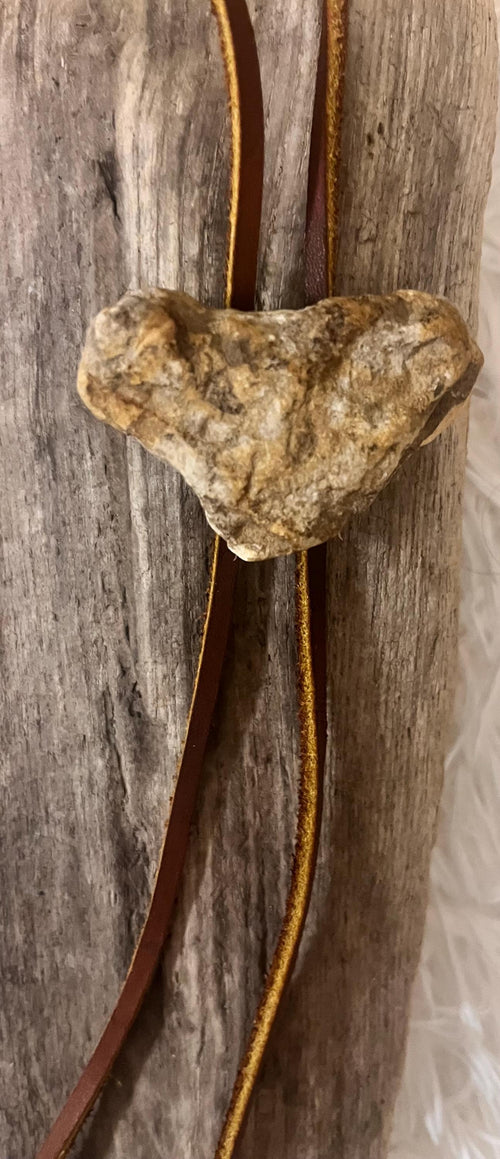 Heart Rock Bolo Tie