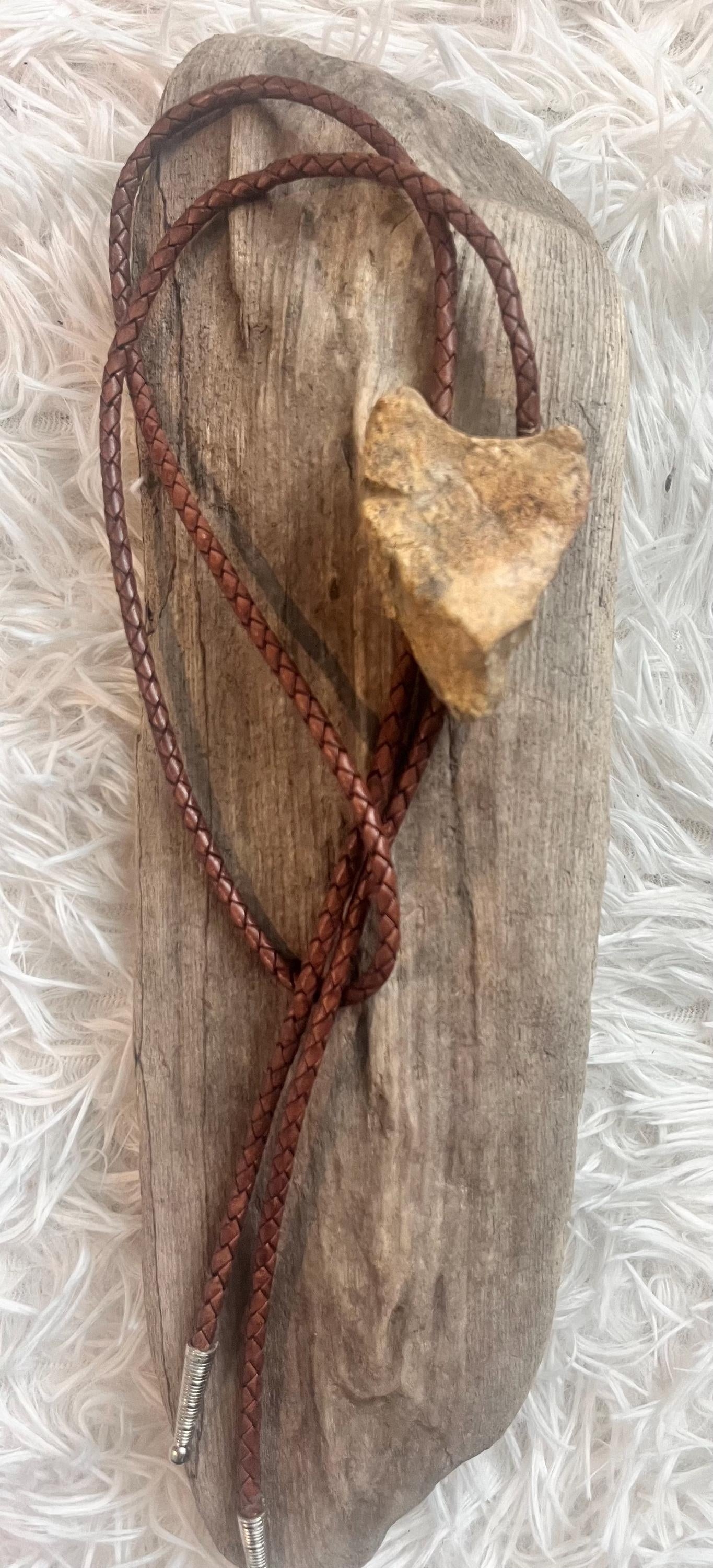 Heart Rock Bolo Tie